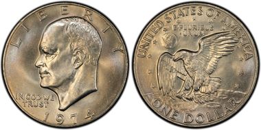 1974 $1 MS66+
