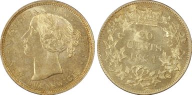 1864 20C MS64
