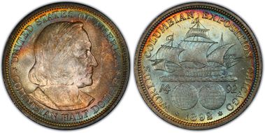 1892 50C Columbian MS66