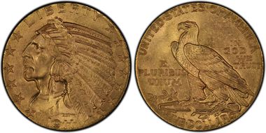 1911 $5 MS65