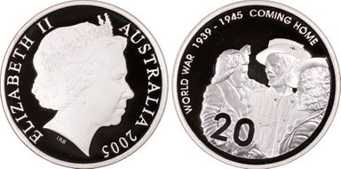 2005 20C End of WWII Silver PR69DCAM