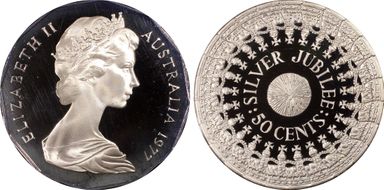 1977 50C Jubilee PR68DCAM