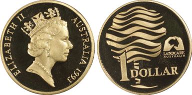 1993 $1 Landcare PR69DCAM