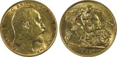 1910 1/2 Sov S-3974B AU58