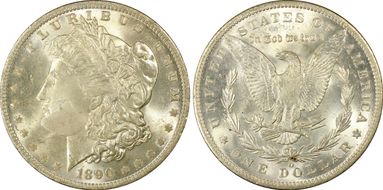 1890-O $1 MS64