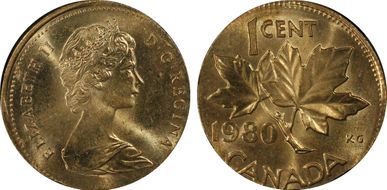 1980 1C MS64RD