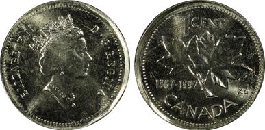 1992 1C 125th Anniversary MS65BN