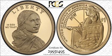 2014-S $1 Native American First Strike PR70DCAM