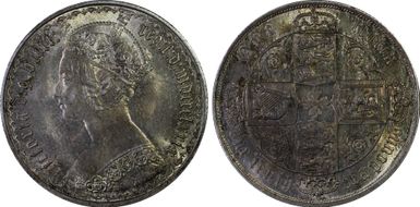 1879 Florin S-3898 ESC-2895 39 Arcs 38 Trefoils MS64+