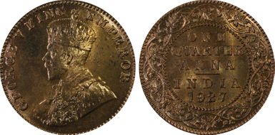 1927(B) 1/4 An SW-8.365 MS65RD