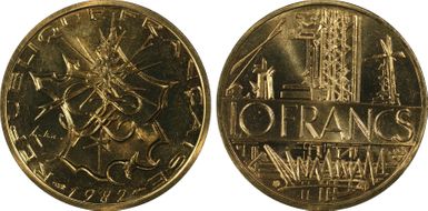 1982 10 Fr Tranche B MS67