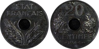 1944 20C Gad-322 F-154 Fer MS62