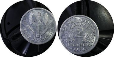 1944-C 2 Fr Gad-536 F-270 MS62