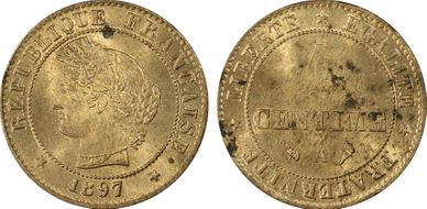 1897-A 1C Gad-88 F-104 MS63RD