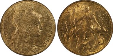 1900 5C Gad-165 F-119 MS64RB