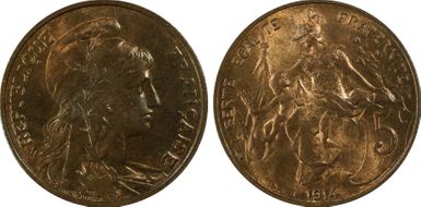 1914 5C Gad-165 F-119 MS65RB