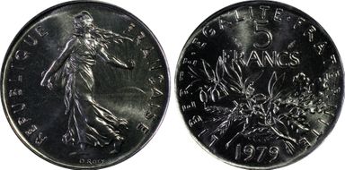 1979 5 Fr Gad-771 MS68