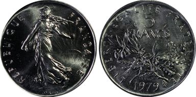 1979 5 Fr Gad-771 MS67