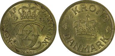 1939 N GJ 1/2 Kr MS64