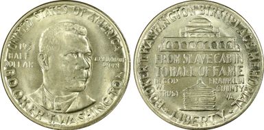1951 50C Booker T. Washington MS65