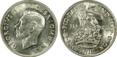 1943 Shil S-4082 English Rev MS63