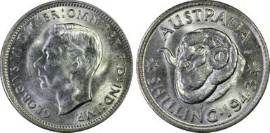 1943-S Shil KM-39  Ag MS65