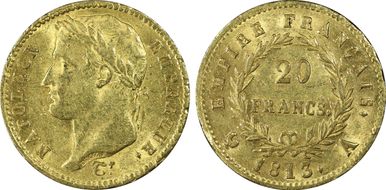 1813-A 20 Fr Gad-1025 F-516 AU55