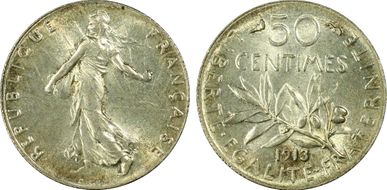 1913 50C Gad-420 F-190 MS65+