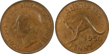 1950 Y. (p) 1D MS64BN