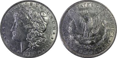 1900-O/CC $1 VAM 7A AU53