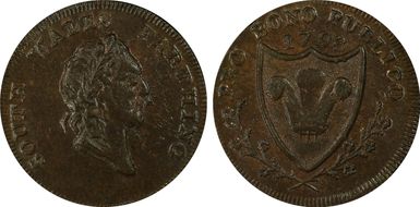 1793 Tk 1/4D DH-29 South Wales MS63BN