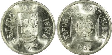 1935 Rupia MS64