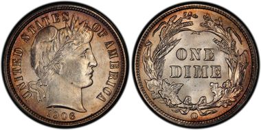 1906-O 10C MS65+