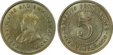 1920 5C KM-34 CuNi MS64