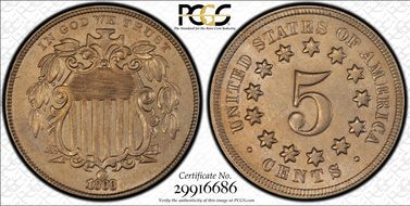 1868 5C RPD FS-303 AU58