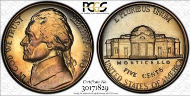 1940 5C Reverse of 1940 PR67