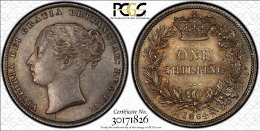 1864 Shil S-3905 MS64+