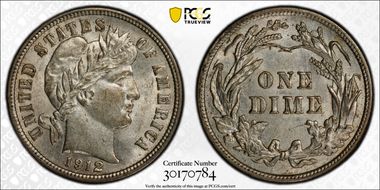 1912 10C MS62