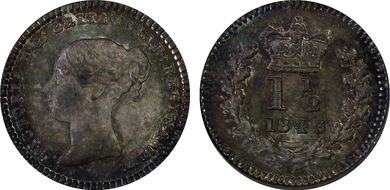 1843 1 1/2D S-3915 MS64