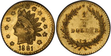 1881 G50C BG-1069 MS64