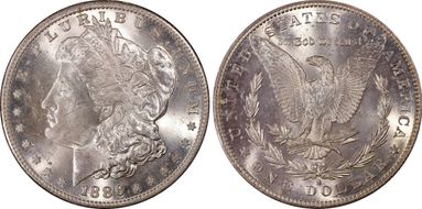 1886-S $1 MS63+