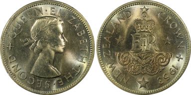 1953 Crown QEII Coronation MS63