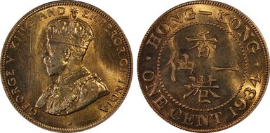 1934 1C MS65RD