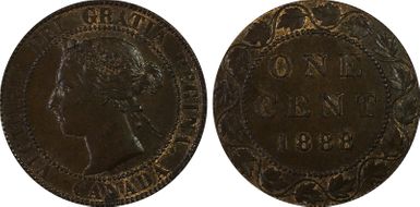1888 1C MS64BN