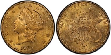 1890-CC $20 MS61