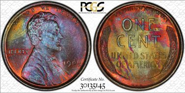 1909 VDB 1C MS66RB