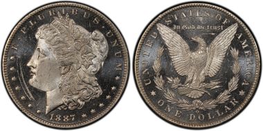 1887-O $1 MS64DMPL