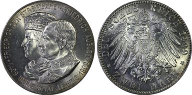 1909 2 Mk Leipzig U. J-138 MS66