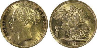 1875-M Sov St. George S-3857 MS61