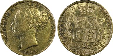 1884-S Sov S-3855B Shield AU53